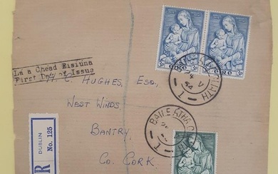 Album of Irish First Day Covers with some scarce and early e...