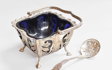 An Edward VII Silver Sugar-Bowl and Sifting-Spoon, by John Round...