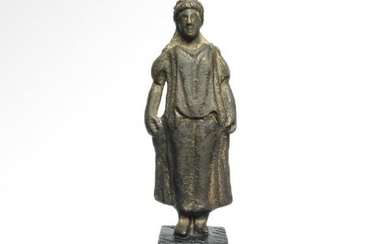Ancient Roman Bronze Figure of a Lady