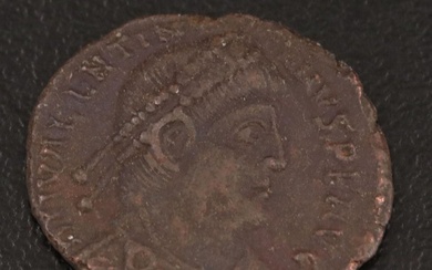 Ancient Roman Imperial Æ3 Coin of Valentinian I, ca. 364 A.D.