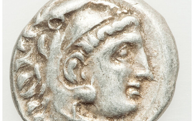 Ancients: , MACEDONIAN KINGDOM. Alexander III the Great (336-323 BC). AR drachm (17mm, 4.18 gm, 11h). Fine....