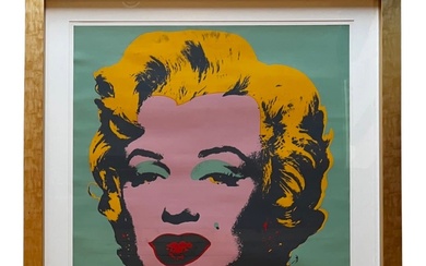 Andy Warhol (1928-1987) "Shot Sage Blue Marilyn" American