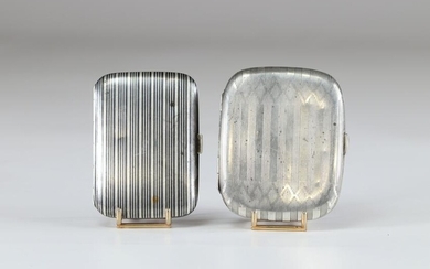 Art Deco silver boxes (2)