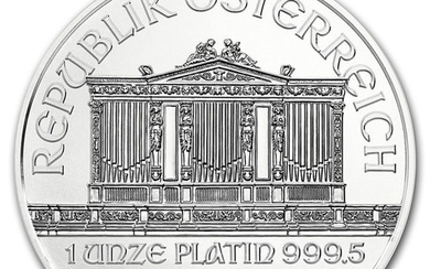 Austria - 100 Euro- 2019 Wiener Philharmoniker, 1 Oz Platin 999.5 (31,1 gr)- Platinum