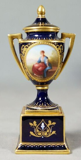 Austrian Royal Vienna Mounted Vase