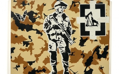BLEK LE RAT (Français - Né en 1951) Desert Storm, le soldat américian - 2007