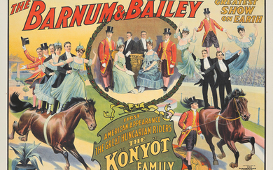 Barnum & Bailey / The Könyöt Family. 1909.