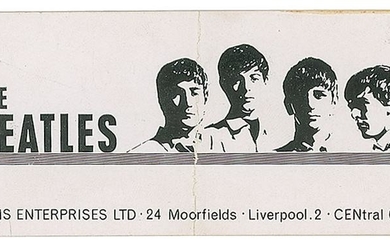 Beatles NEMS Business Card