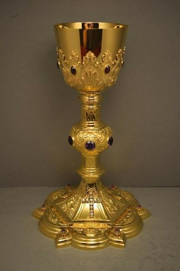 Beautiful Traditional Antique Gothic Chalice + All