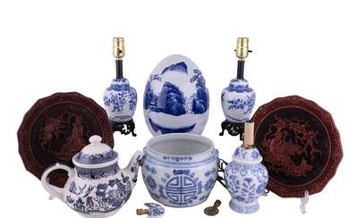 Blue Willow & Blue / White Asian Porcelain