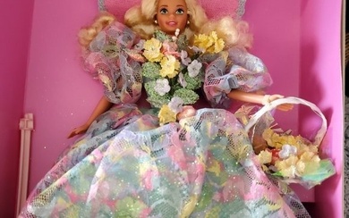 Bob Macky, 1994 vintage "Spring Bouquet Barbie" collector barbie, limited edition. - Barbie doll - 1990-2000