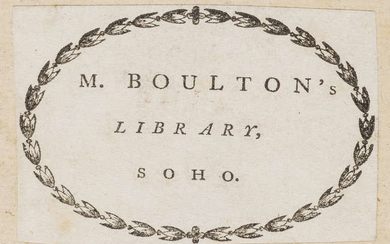 Boulton (Matthew).- Memoirs of the Royal Society, being a new abridgement of the Philosophical Transactions... from 1665 to 1735... by Benjamin Baddam, 9 vol. only (of 10, lacking vol. 9), 1739-41.