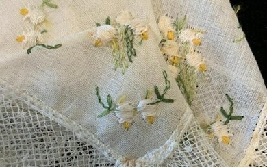 Boxed Vintage Linen Handkerchiefs