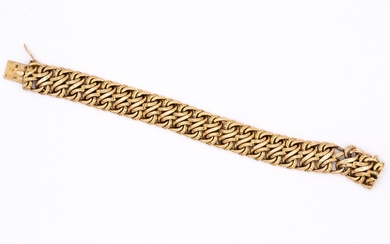 Bracelet en or jaune (750) 18K maille américaine... - Lot 67 - Richard Maison de ventes