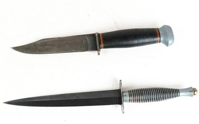 British WWII Knife & U.S. Navy WWII MK i Knife