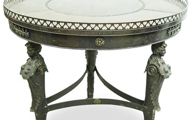Bronze Alloy & Copper Occasional Table