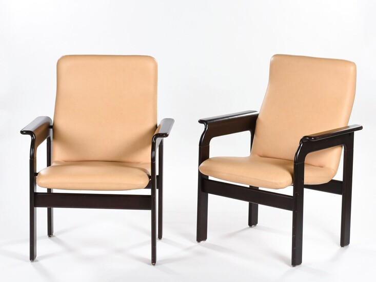 Bruno REY (Né en1935) Paire de fauteuils... - Lot 167 - Richard Maison de ventes