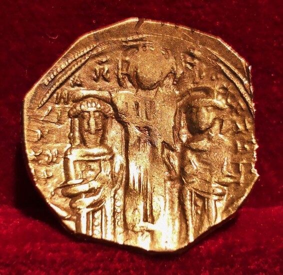 Byzantine Empire. Andronikos II and Michael IX (AD 1295-1320). Hyperpyron,Constantinople