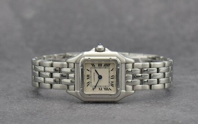 CARTIER ladies wristwatch Panthere in steel