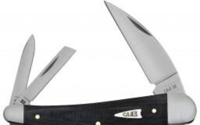 CASE KNIFE BLACK MICARTA SEAHORSE WHITTLER