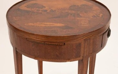 CASSARD ET CIE FRENCH MARQUETRY GAME TABLE 19TH.C. H