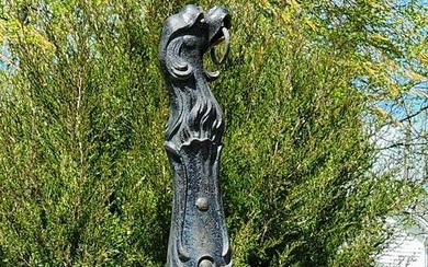 CAST IRON HITICHING POST OF AN EAGLE