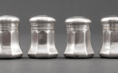 Cartier Sterling Silver Salt and Pepper Shakers, 8