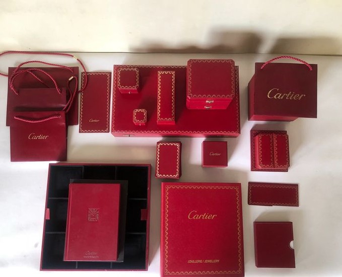 Cartier - cartier boxes - Group of 36