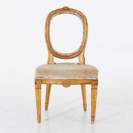 Chair Gustavian 18th century Stol gustaviansk 1700-tal