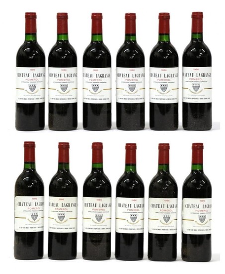 Château Lagrange Pomerol 1986 (twelve bottles)