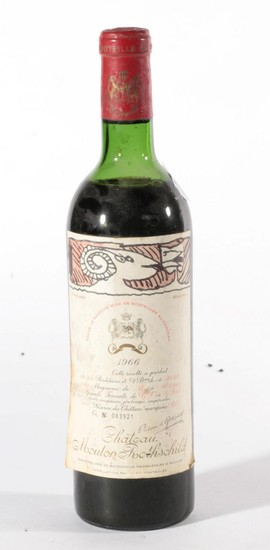 Château Mouton Rothschild 1966 Pauillac (one bottle)