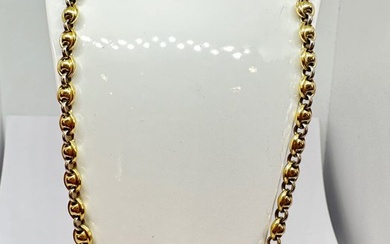 Chimento - Necklace - Moo Dep Bicolour Chimento 18k Massieve gold Necklace