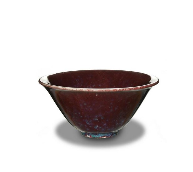 Chinese Flambe Glazed Bowl, 19th Century