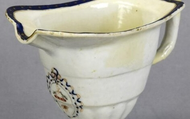 Chinese Hand Painted Porcelain Sauce Boat