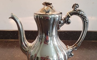 Coffee pot - .833 silver - Firma J.M. van Kempen en Zonen - Netherlands - 1862