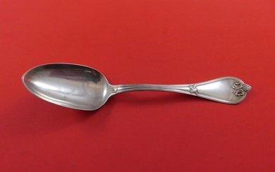 Coin Silver by Various Makers Teaspoon Pure Coin w/ Ribbon Bow, Ben J. Goddard