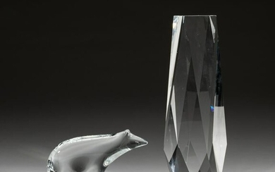 Collectible Art Crystal Glass Table Sculptures