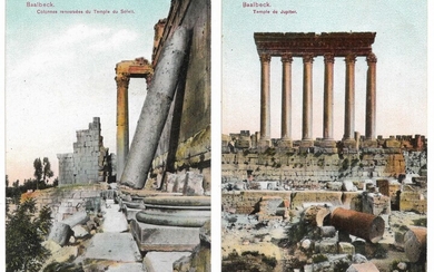 Collection of 11 Postcards of Baalbek, Lebanon