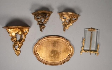 Collection of Gilt Items
