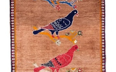 Collector's piece Gabbeh Birds 80 x 137 cm