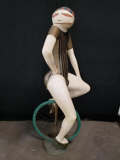 Contemporary Modern 70s Life Sized Sculpture Seyfried