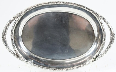 Continental 800 Silver Oval Serving Tray
