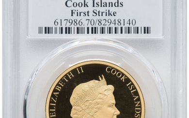 Cook Islands: , Elizabeth II gold Proof "Ronald Reagan" 200 Dollars (1 oz) 2016 PR70 Deep Cameo PCGS,...