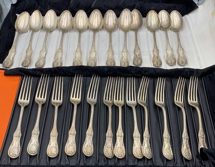 Cutlery set (24) - .925 silver - Tiffany & Co - U.S. - Second half 19th century