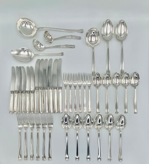 Cutlery set (42) - .833 silver - H. Hooijkaas - Netherlands - 1947 & 1948