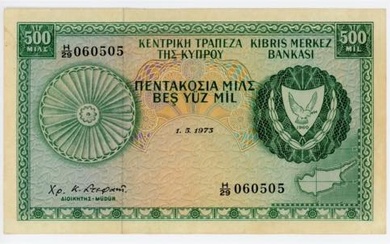 Cyprus 500 Mils 1976