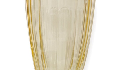 DAUM NANCY FRANCE, grand vase en verre
