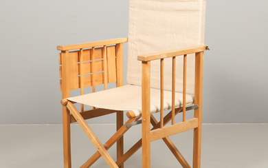 DIRECTOR'S CHAIR Hyllinge Møbler, Denmark, second half of the 20th century.