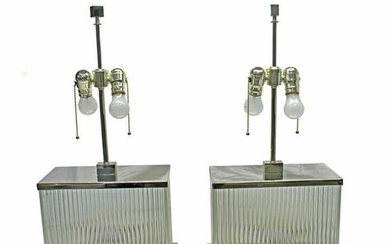 Deco/Modern ,Glass rod Lamps ,Hi-polished Nickel ,LED