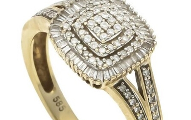 Diamond ring GG 585/000 with 8